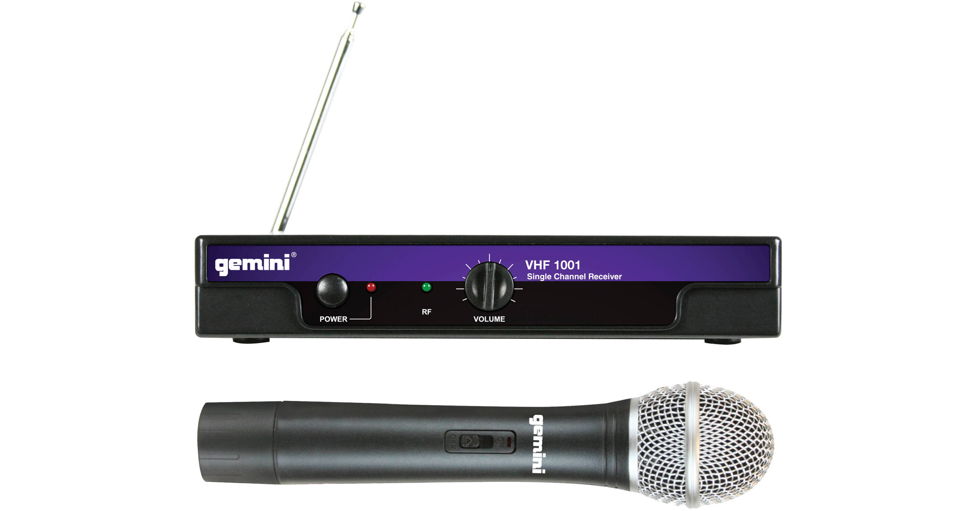 Gemini VHF 1001M VHF Wireless Handheld Microphone VHF 1001M