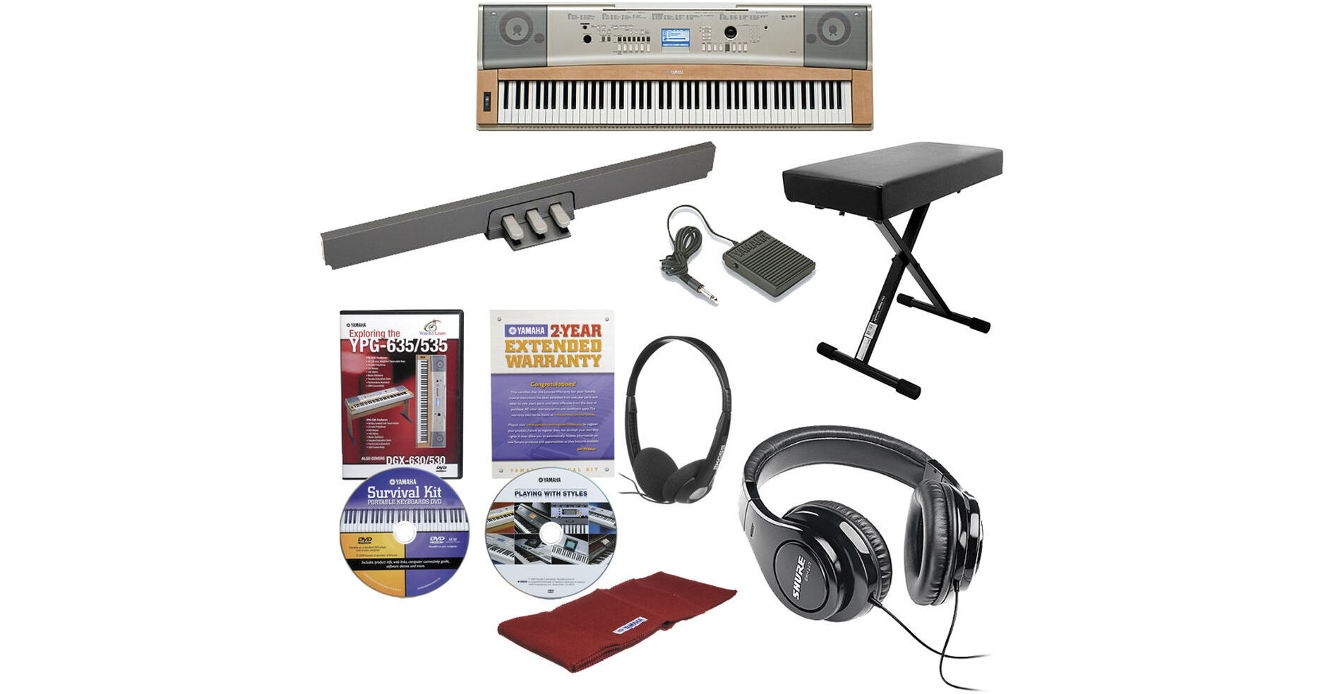 Yamaha YPG-635 Complete Bundle B&H Photo Video