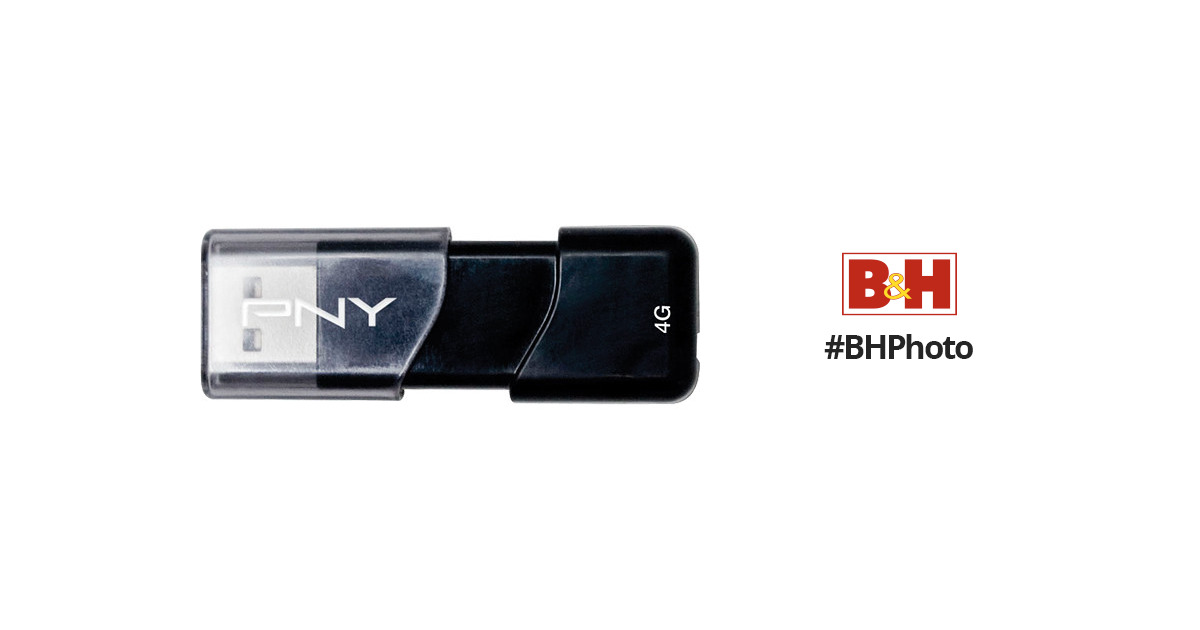 PNY 4GB Attache Flash Drive P-FD4GBATT03-EF B&H Photo Video