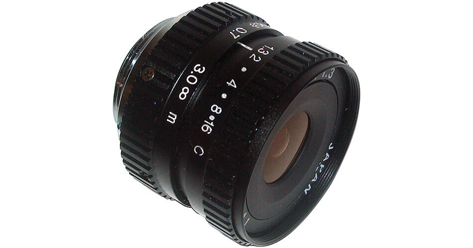 AstroScope 8mm f/1.3 C-Mount Objective Lens 914309 B&H Photo