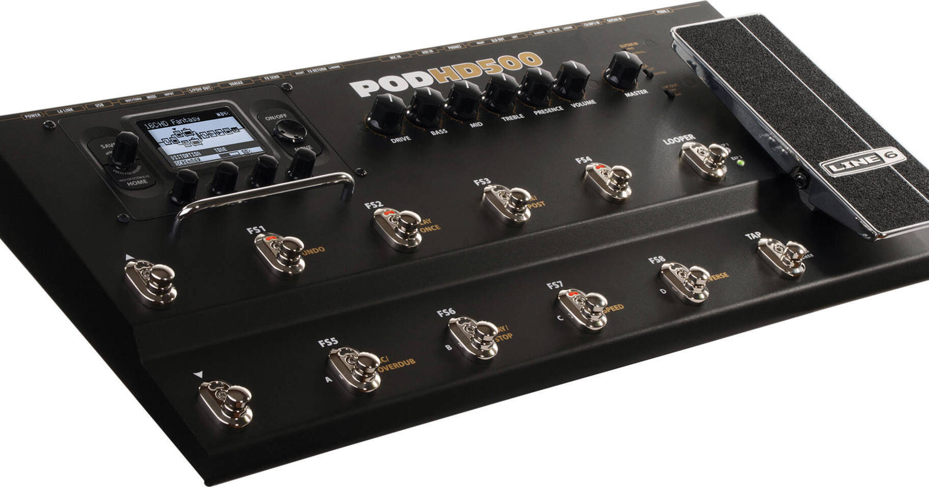  Line 6 Pod-Hd 500 Multi-Effects Floorboard Unit - POD-HD-500 :  Musical Instruments