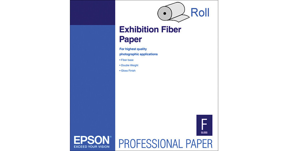 Epson Exhibition Fiber Photo Inkjet Paper (64" x 50' Roll)
