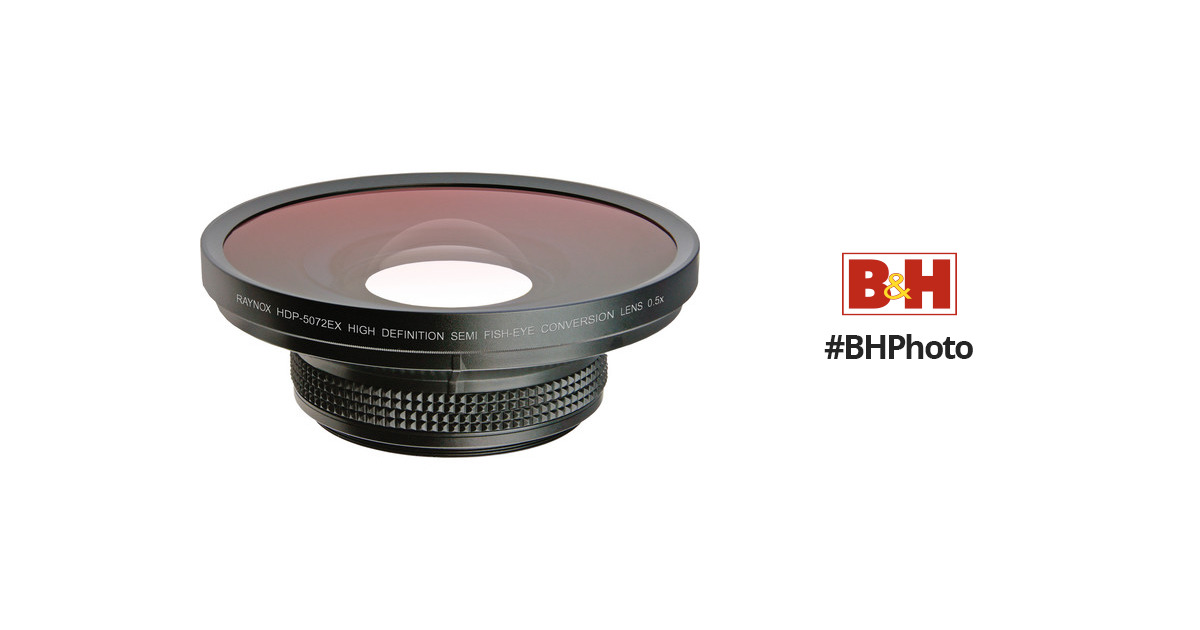 Raynox HDP-5072EX HD Semi-Fisheye Conversion Lens RAYHDP5072EX