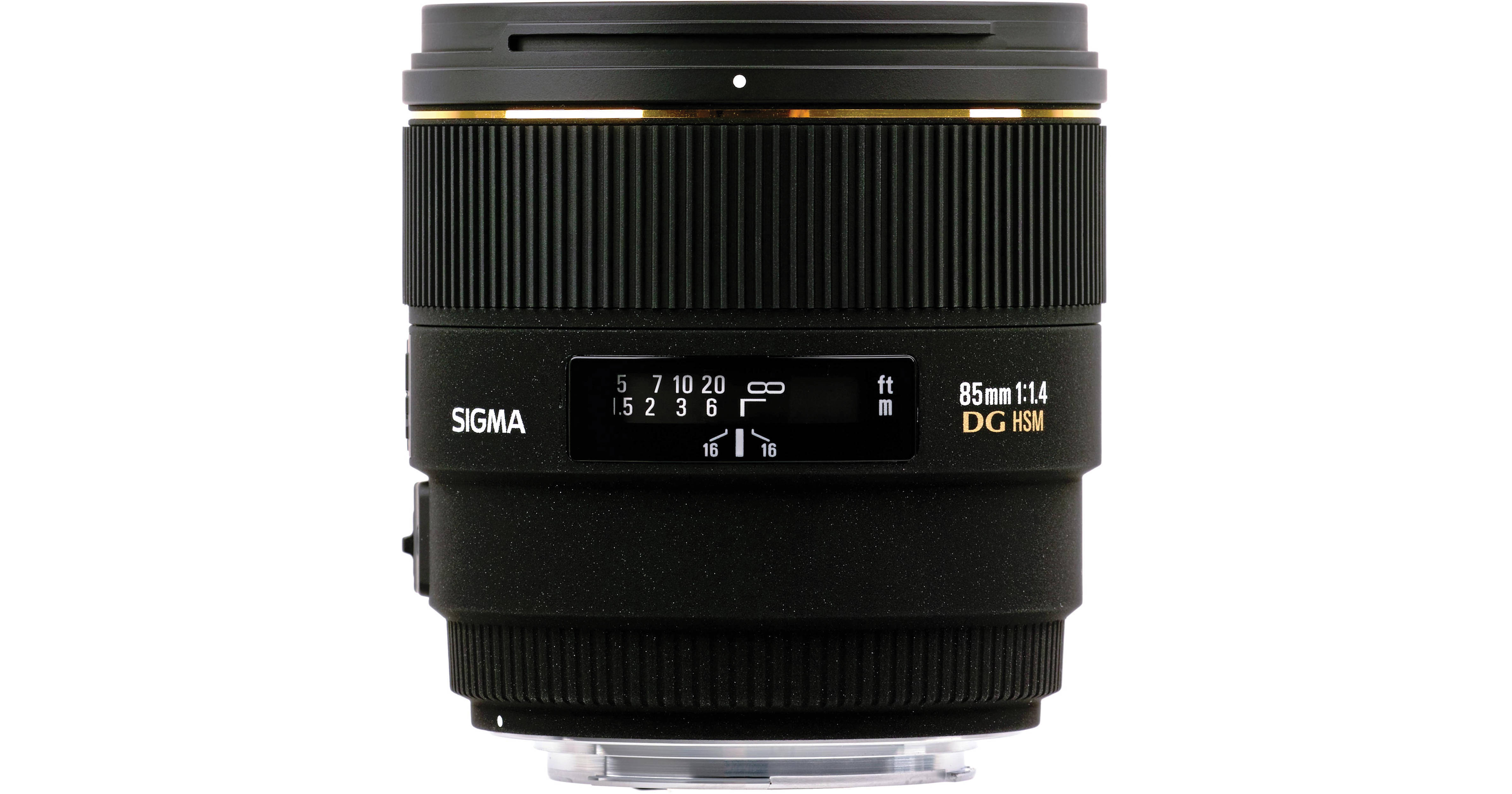 Sigma 85mm f/1.4 EX DG HSM Lens For Nikon Digital SLR Cameras