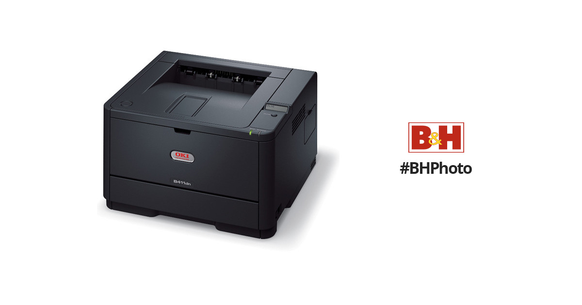 Equip please confirm Luxury OKI B411d Digital Monochrome Printer (Black) 91659801 B&H Photo