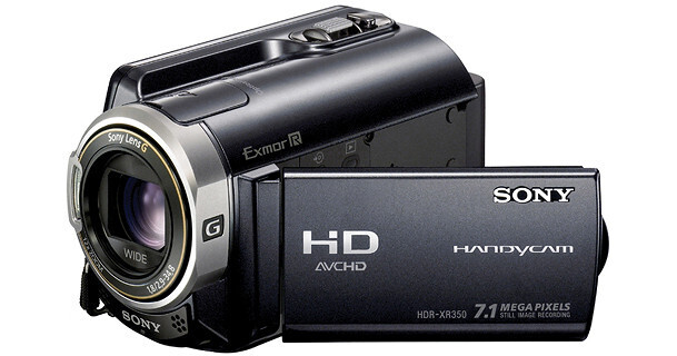 Sony HDR-XR350V Full HD Hard Disk Drive PAL Camcorder