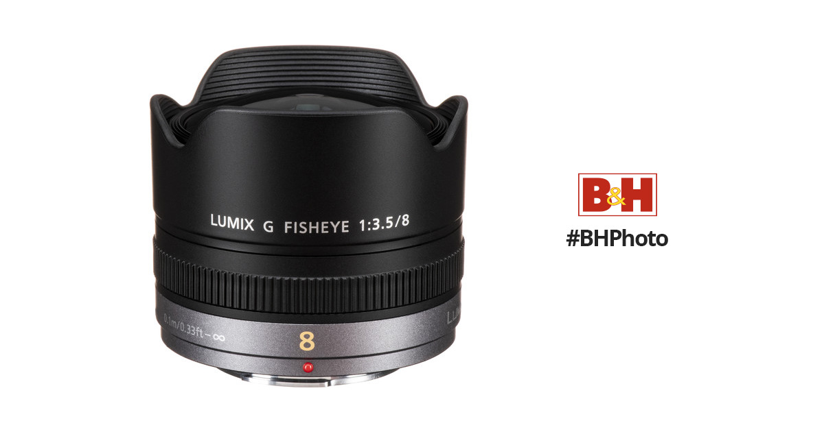 F3.5 Fisheye Lens Panasonic VFC4560 Front Lens Cap For H-F008 Lumix G 8 mm 