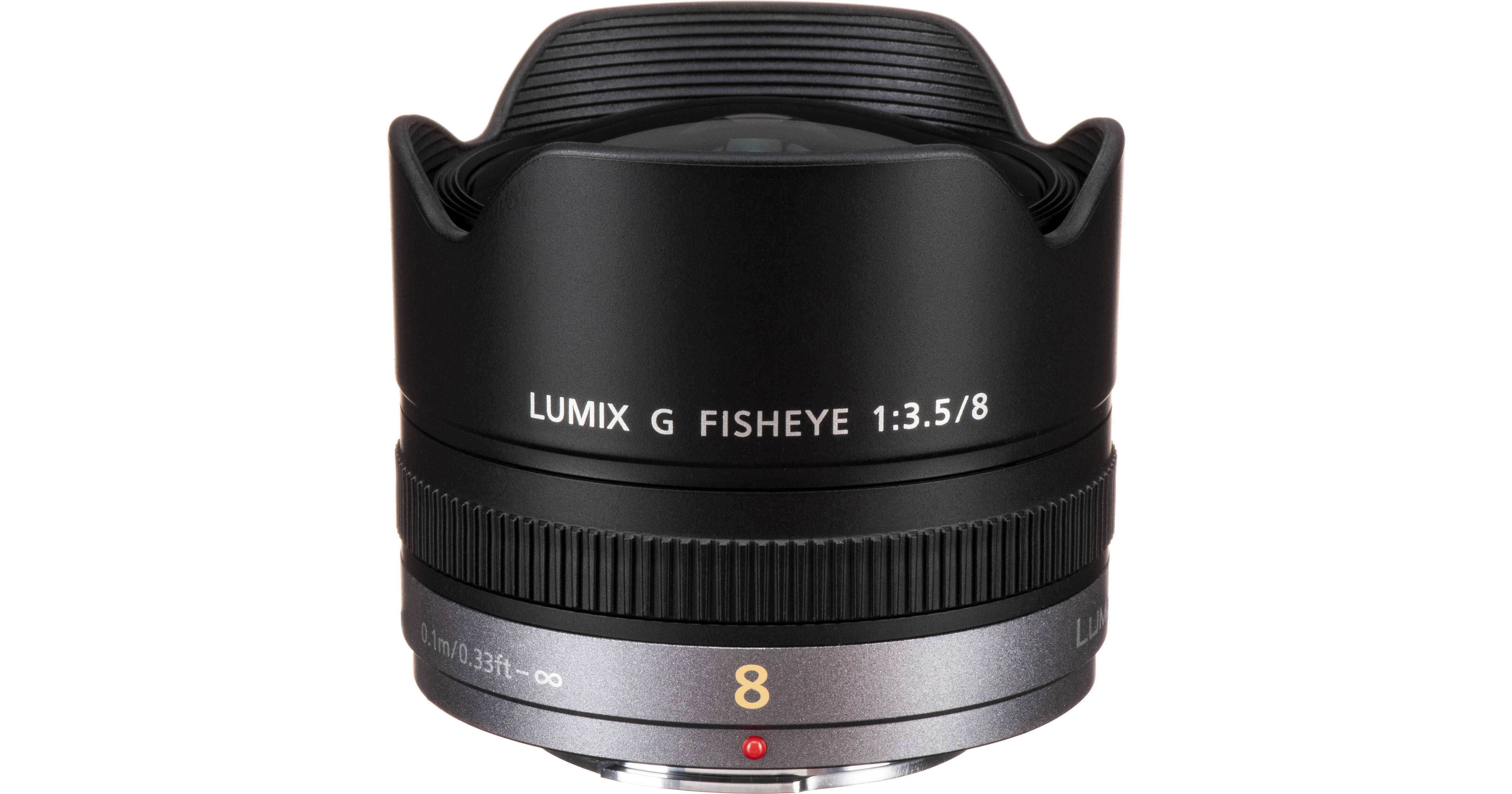 Panasonic Lumix G Fisheye 8mm f/3.5 Lens H-F008 B&H Photo Video