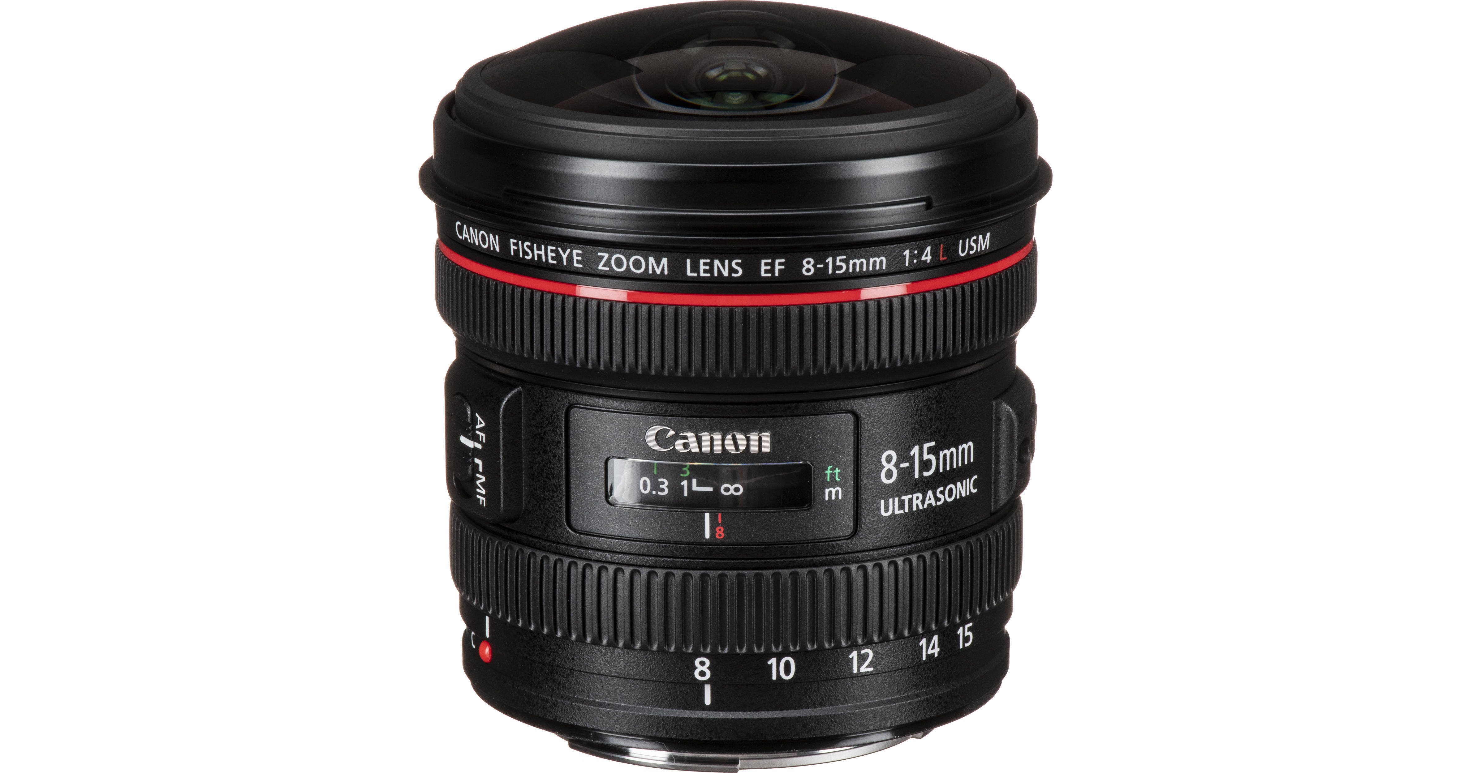 Canon EF 8-15mm f/4L Fisheye USM Lens 4427B002 Bu0026H Photo Video