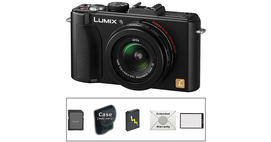 Panasonic Lumix DMC-LX5 Digital Camera With Deluxe Accessory Kit