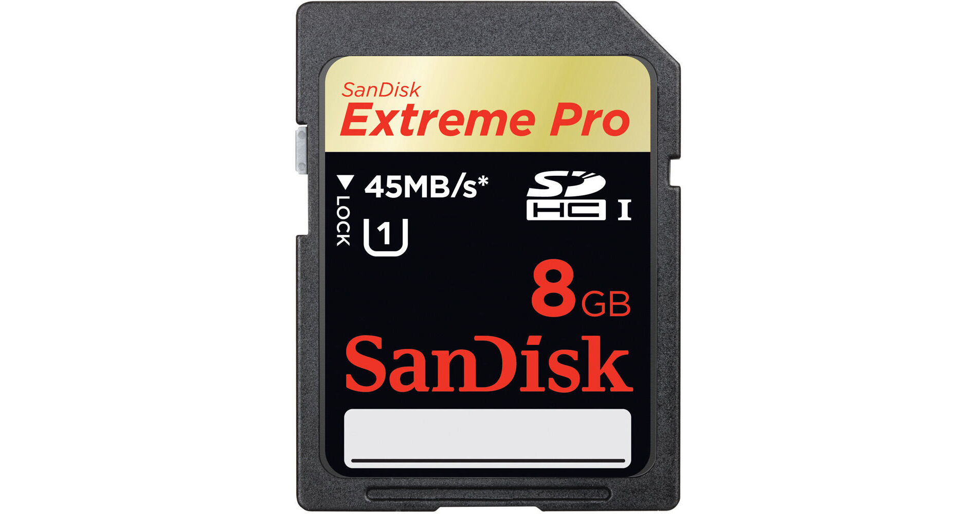 SanDisk 8GB Extreme Pro SDHC UHSI Memory Card SDSDXP1008GA75