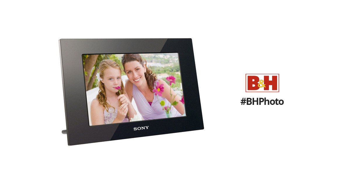 16:10 Sony DPF-D1010 10.2-Inch WVGA LCD Digital Photo Frame Black 