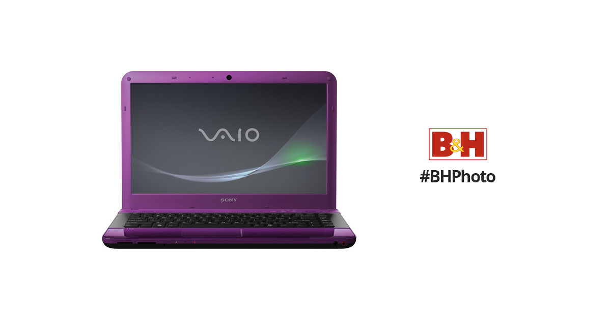 sony vaio laptop purple