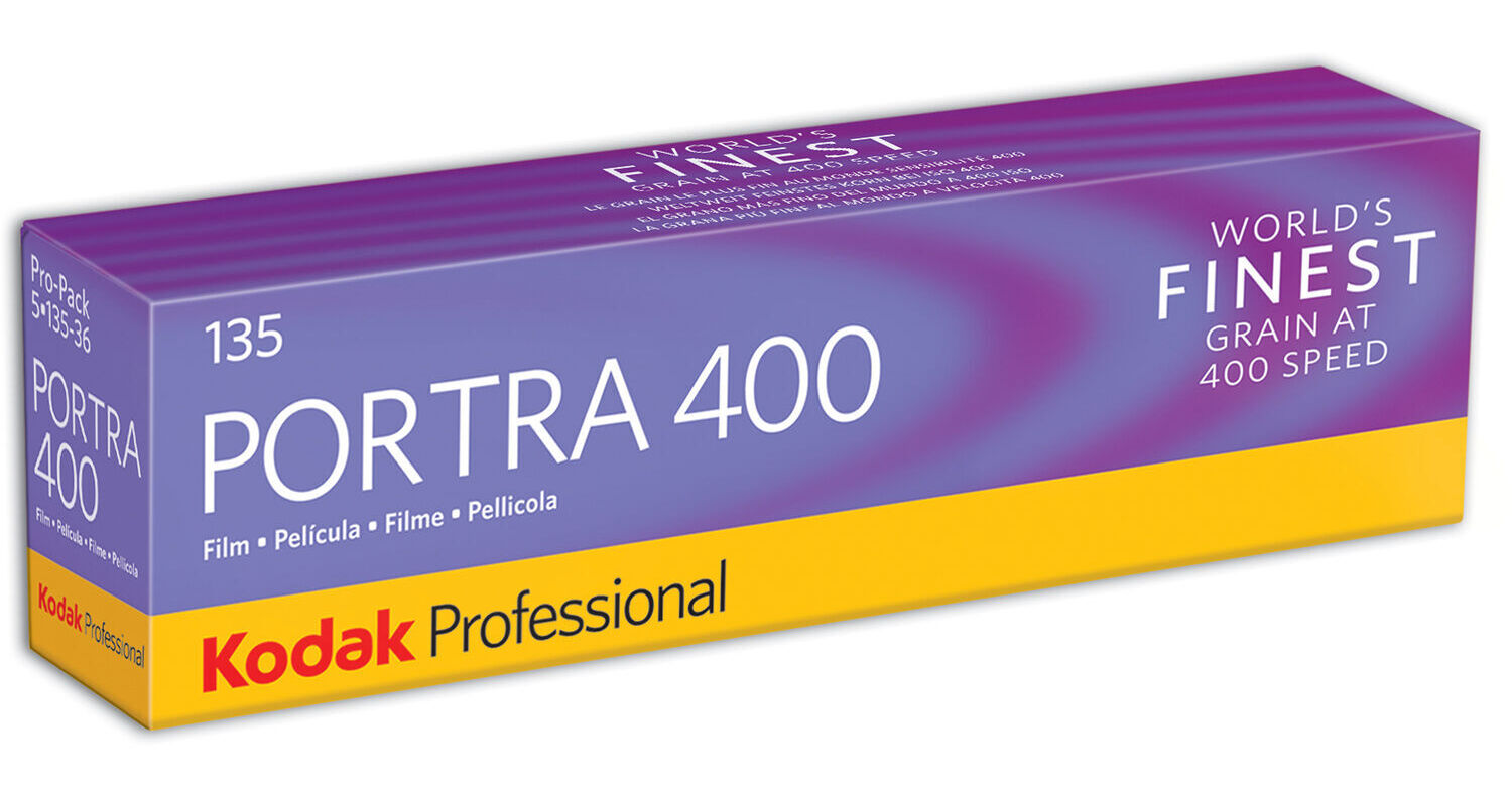 Kodak Portra 400 Color Film - ISO 400 (35mm) (36 Exposures, 5 Pack) New-In- Box at Roberts Camera