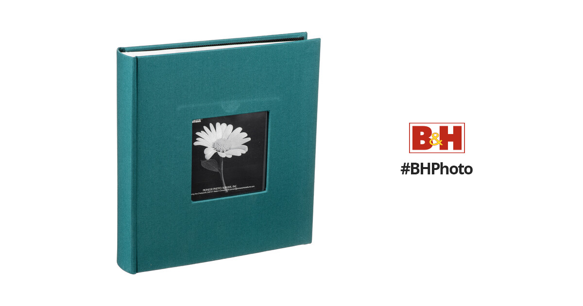 Pioneer Fabric Frame Bi-Directional Memo Photo Album, Bright Fabric Covers, Holds 300 4x6 Photos, 3 per Page, Color: Assorted.