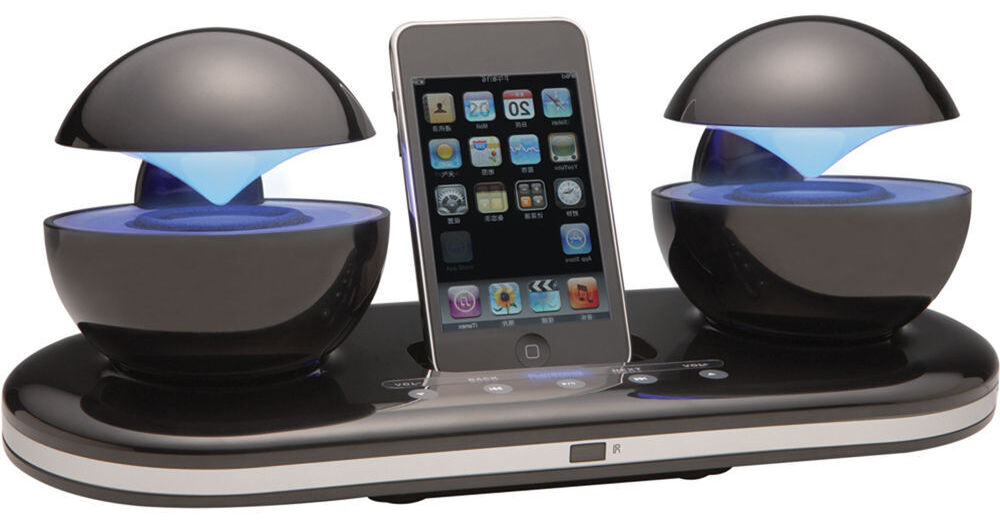 Speakal iCrystal iPod Docking Station (Black) ICRYSTAL-BLK-01 Speakal iCrystal iPod Docking Station (Black) ICRYSTAL-BLK-01