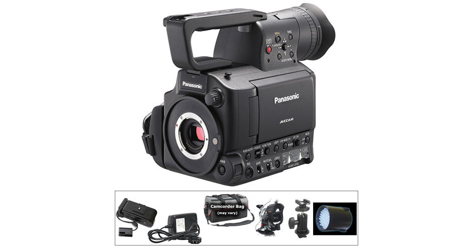Panasonic AGAF100 Professional HD Camcorder Basic Power Kit
