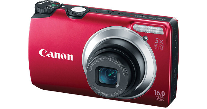 Canon Powershot A3300 IS Digital Camera (Red) 5038B001 B&H Photo