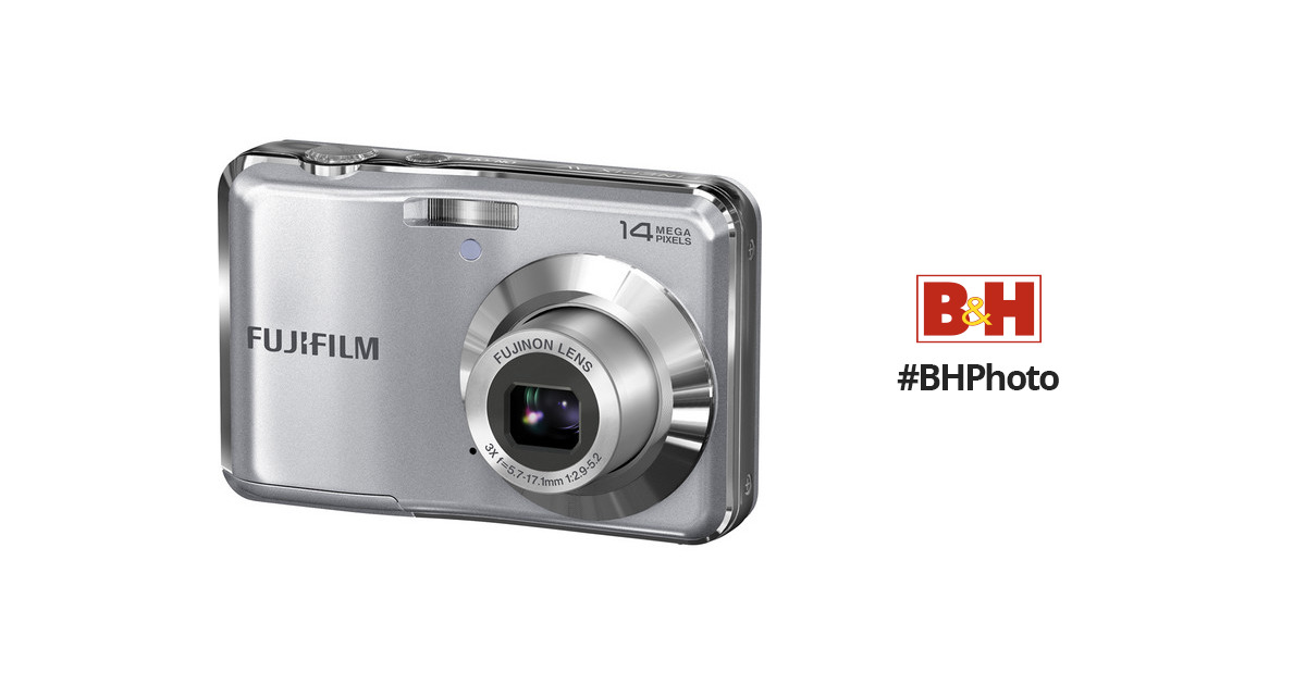 FUJIFILM FinePix AV200 Digital Camera (Silver) 16121789 B&H