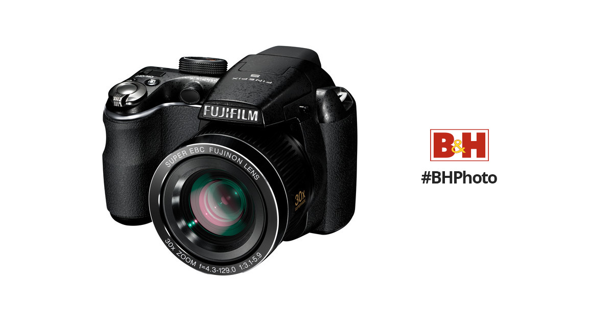 Tussen voetstappen drijvend FUJIFILM FinePix S4000 14MP Digital Camera (Black) 16124248 B&H