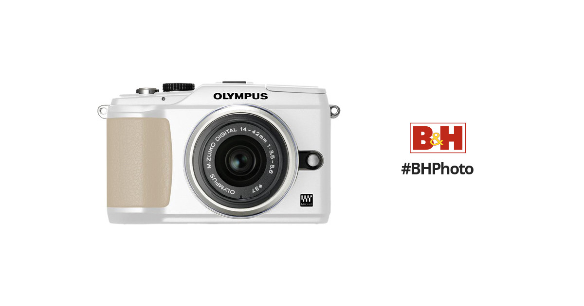 Olympus PEN E-PL2 Digital Camera (White) W/14-42mm II Lens
