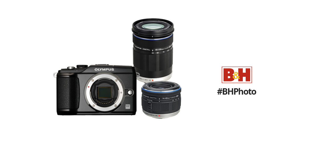 Olympus PEN E-PL2 Digital Camera W/14-42mm II & 40-150mm 262902