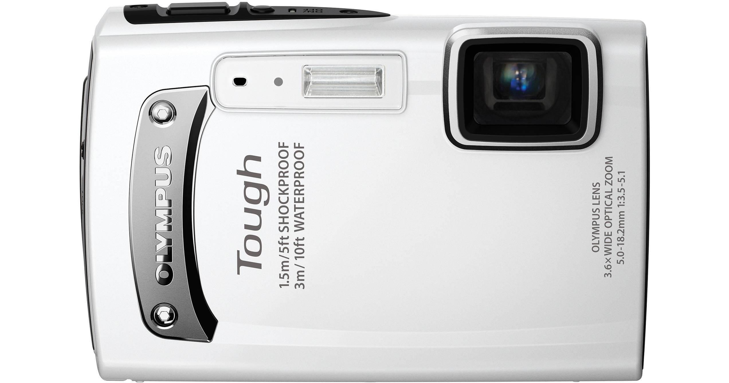 Olympus TG-310 Digital Camera (White)