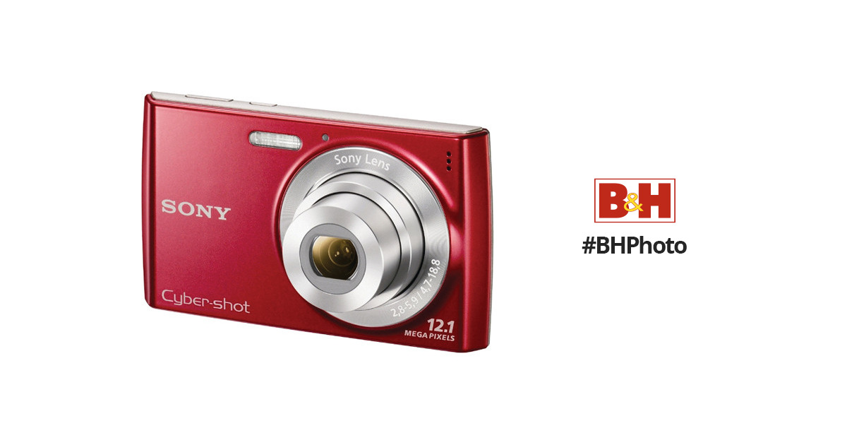 Sony Cyber-Shot DSC-W510 12.1 MP Digital Still Camera with 4x Wide-Angle  Optical Zoom Lens and 2.7-inch LCD (Red)