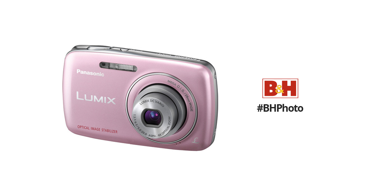 Panasonic Lumix DMC-S1 Digital Camera (Pink) DMC-S1PA B&H Photo