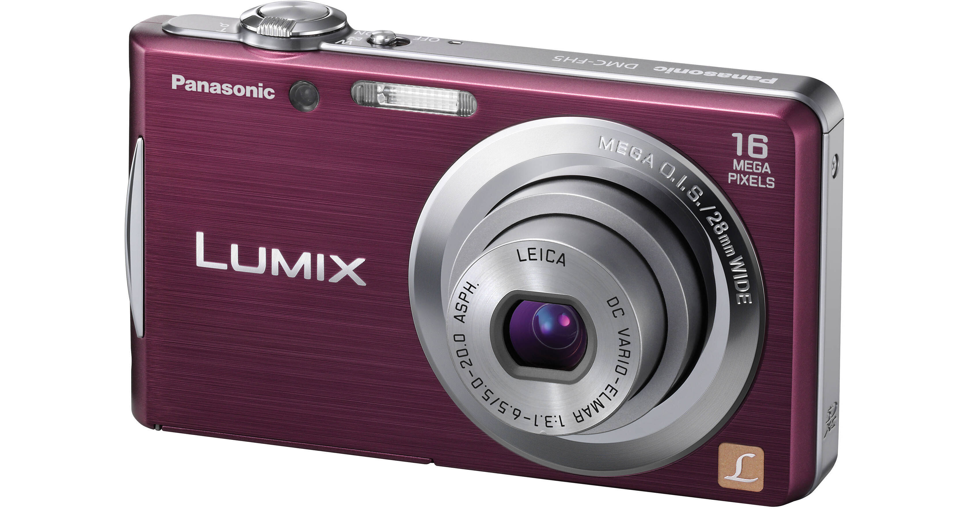 Panasonic Lumix DMC-FH5 Digital Camera (Violet) DMC-FH5V B&H