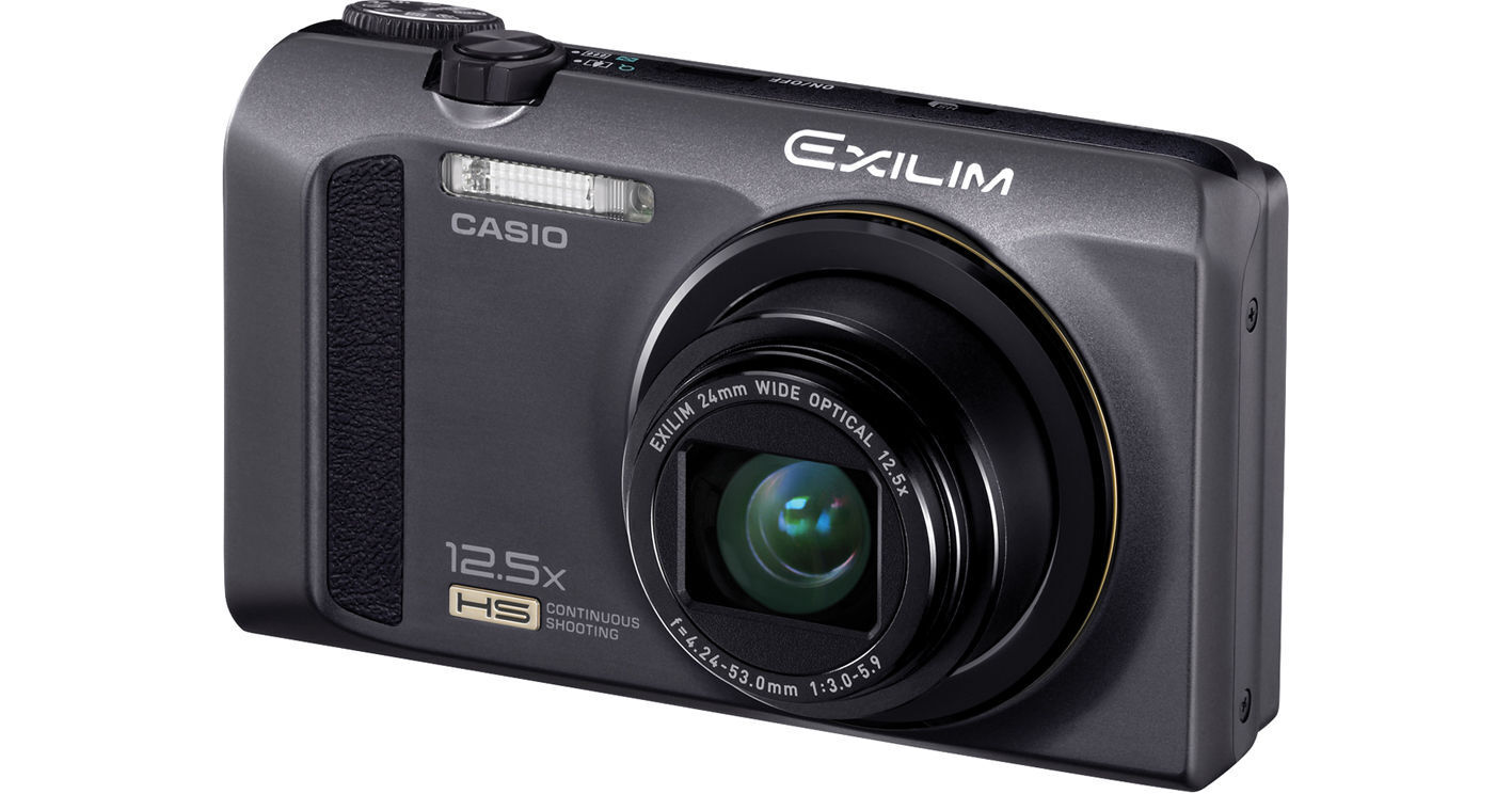 Casio Ex Zr100 Exilim Digital Camera Black Ex Zr100b B H Photo