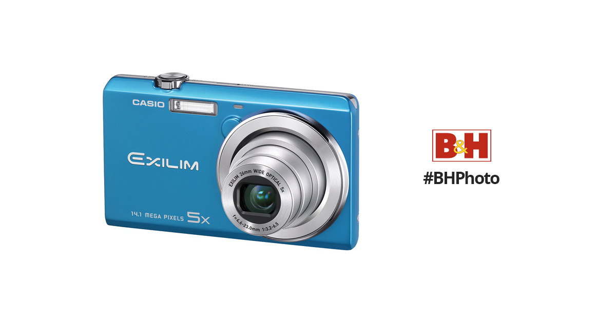 Casio Exilim EX-ZS10 Digital Camera (Blue) EX-ZS10BE B&H Photo