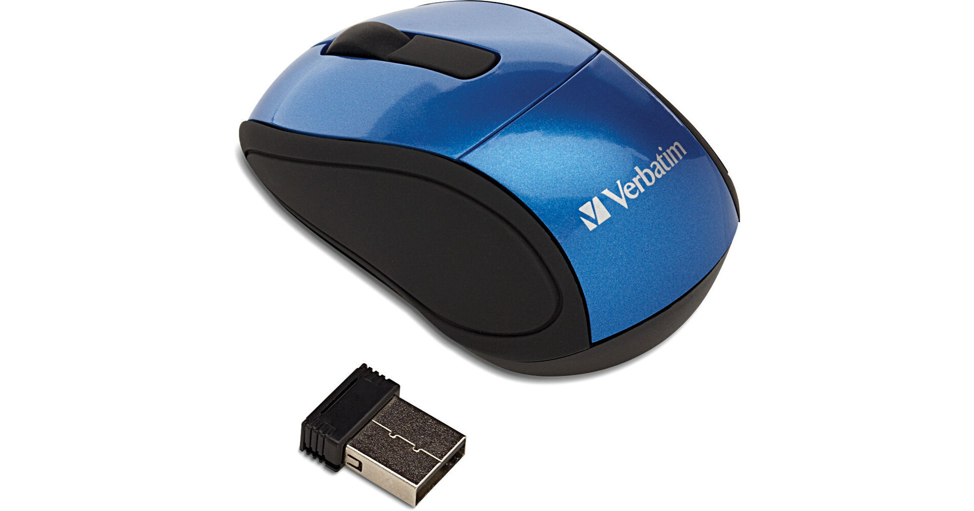 Verbatim Wireless Mini Travel Mouse - Blue 97471 B&H Photo Video