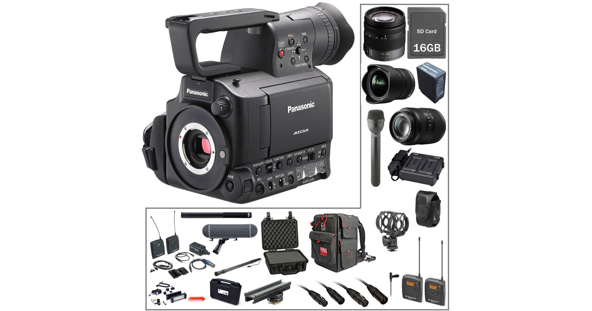 Panasonic AG-AF100 ENG Package B&H Photo Video