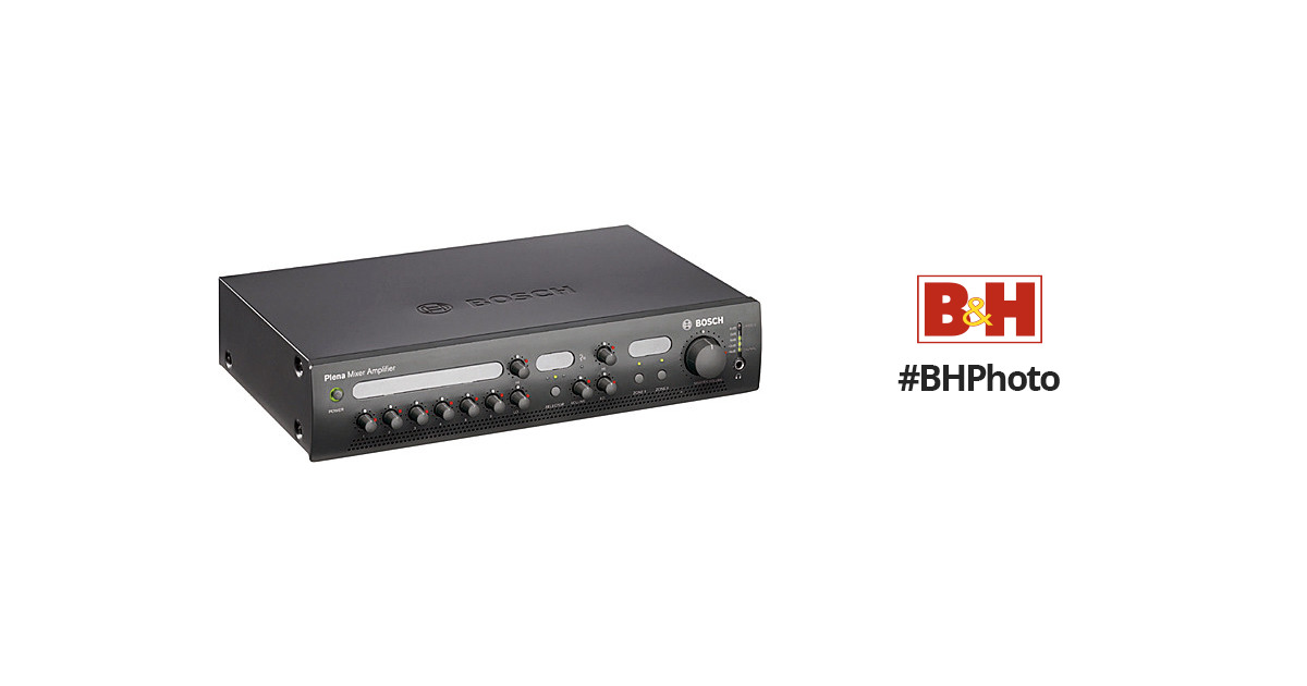 Bosch Ple 2ma120 Plena Mixer Amplifier F 01u 066 848 B H Photo