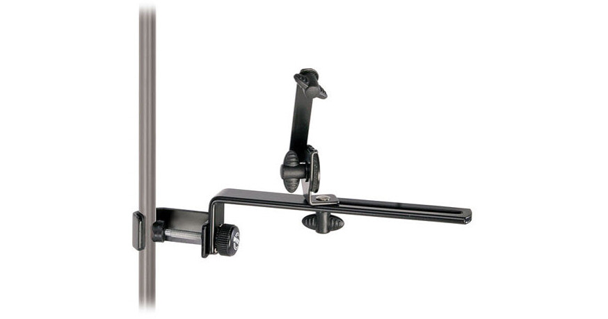 K&M 12158 Monitor Mount (Black) 1215800055 B&H Photo Video