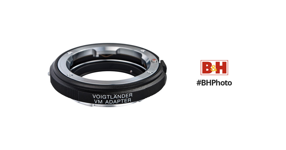Voigtlander Adapter for Sony E Mount Cameras--VM Mount Lens (Black)
