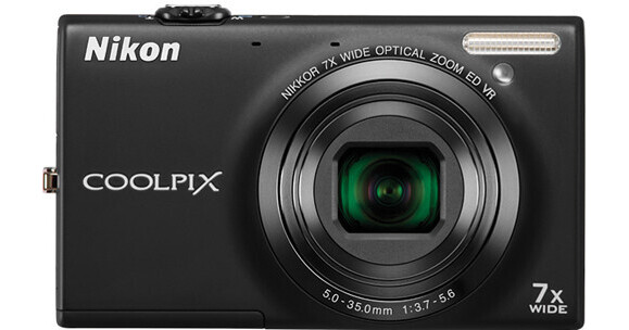 Nikon Coolpix S6100 Digital Camera (Black) 26270 B&H Photo Video