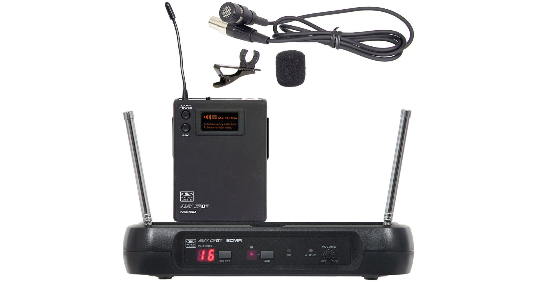 Galaxy Audio ECM Wireless Microphone System ECMR 52LVL B H Photo