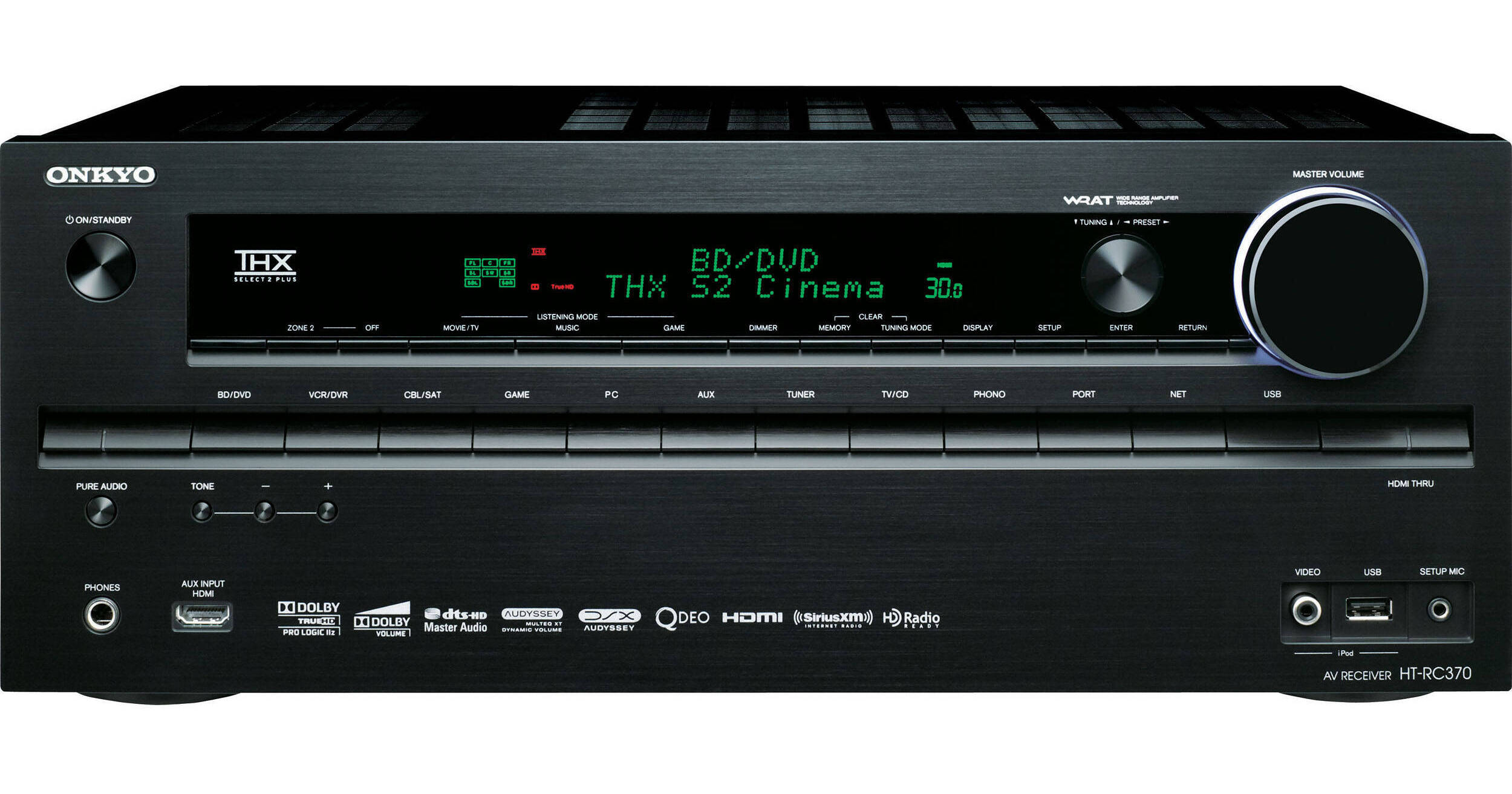 Onkyo HT-RC370 7.2 Channel Network A/V Receiver HT-RC370 B&H