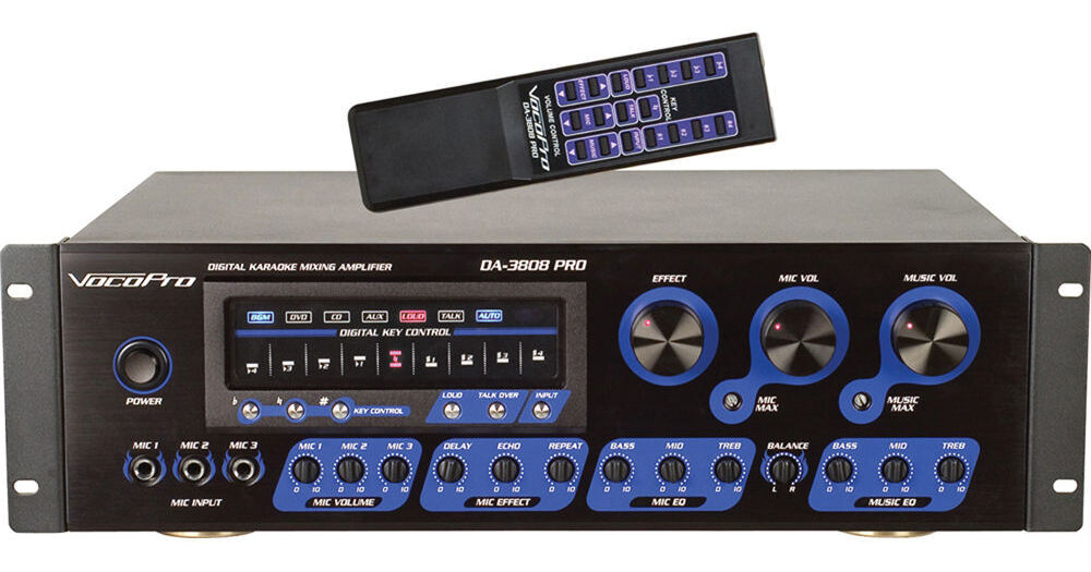 VocoPro KR3808 PRO Digital Karaoke Receiver with Key DA3808