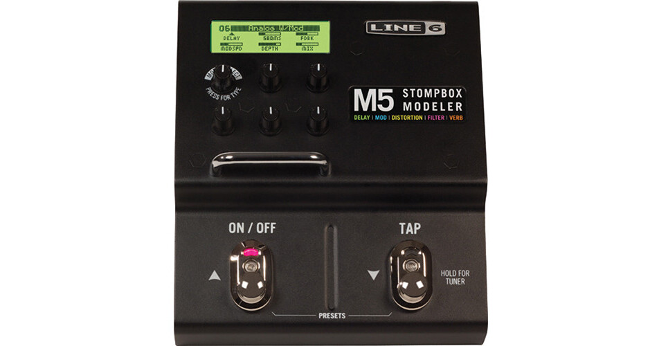 Line 6 M5 Stompbox Modeler - Digital Effects Pedal 99-040-3205