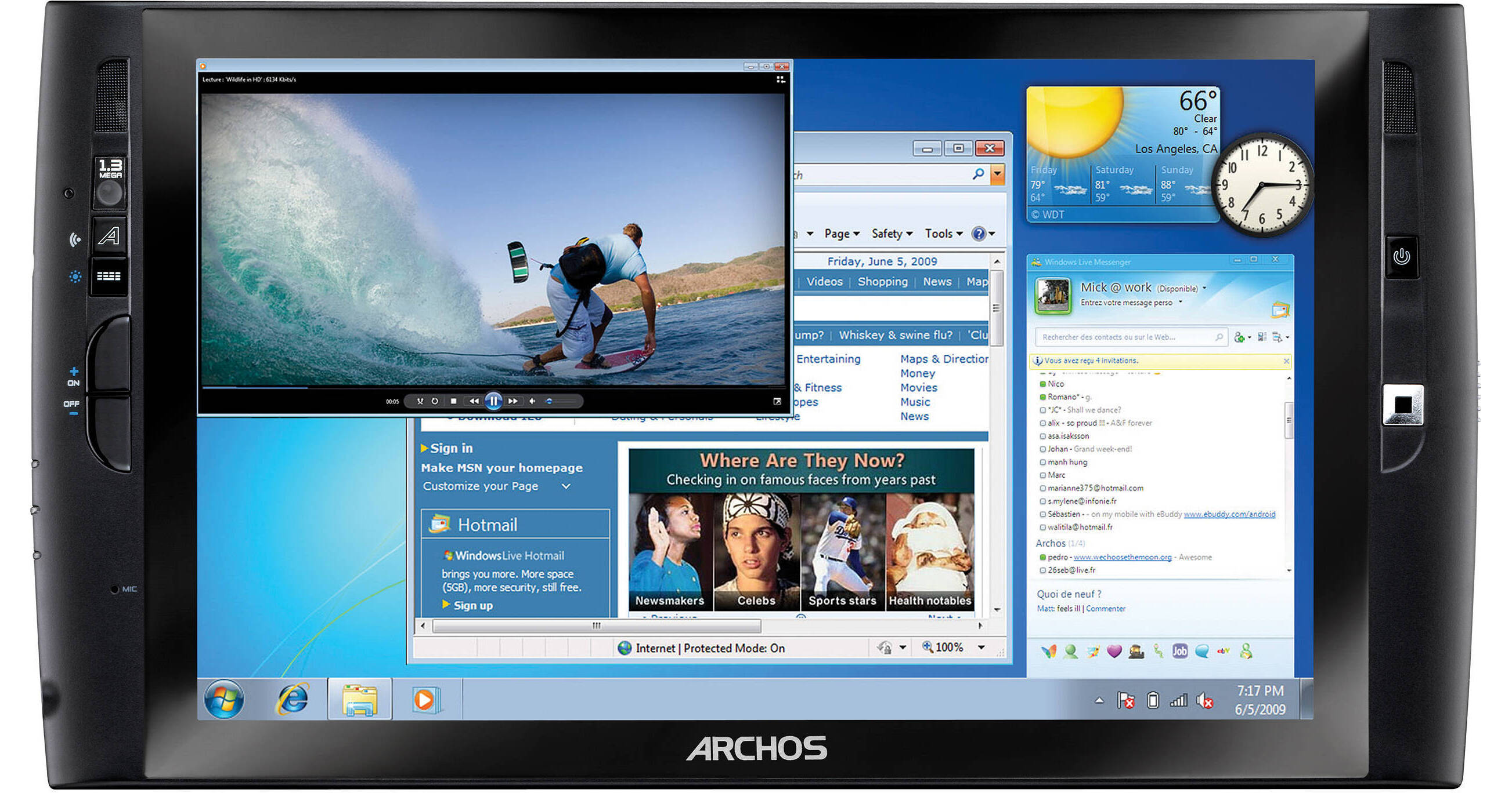 Archos 9 pctablet замена жесткого диска