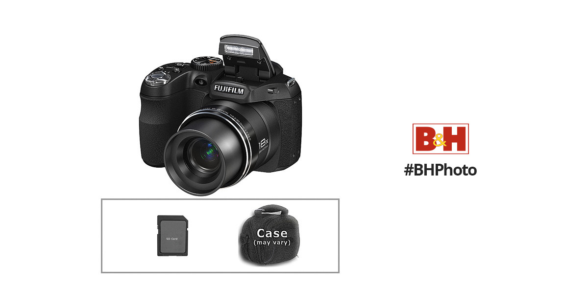FUJIFILM FinePix S2950 14MP Digital Camera with Basic Accessory