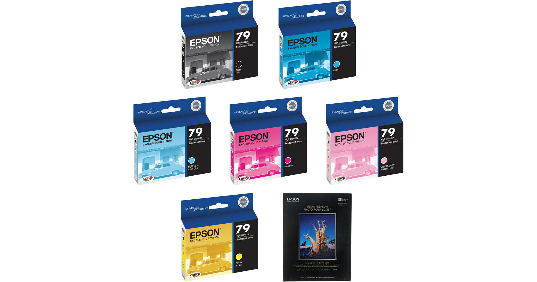 Epson Metallic Photo Paper Glossy (8.5 x 11, 25 Sheets)