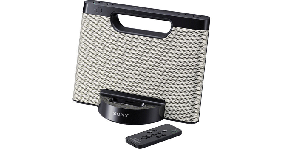 Sony RDPM5iP Portable Speaker for iPod + iPhone RDPM5IPSIL B&H