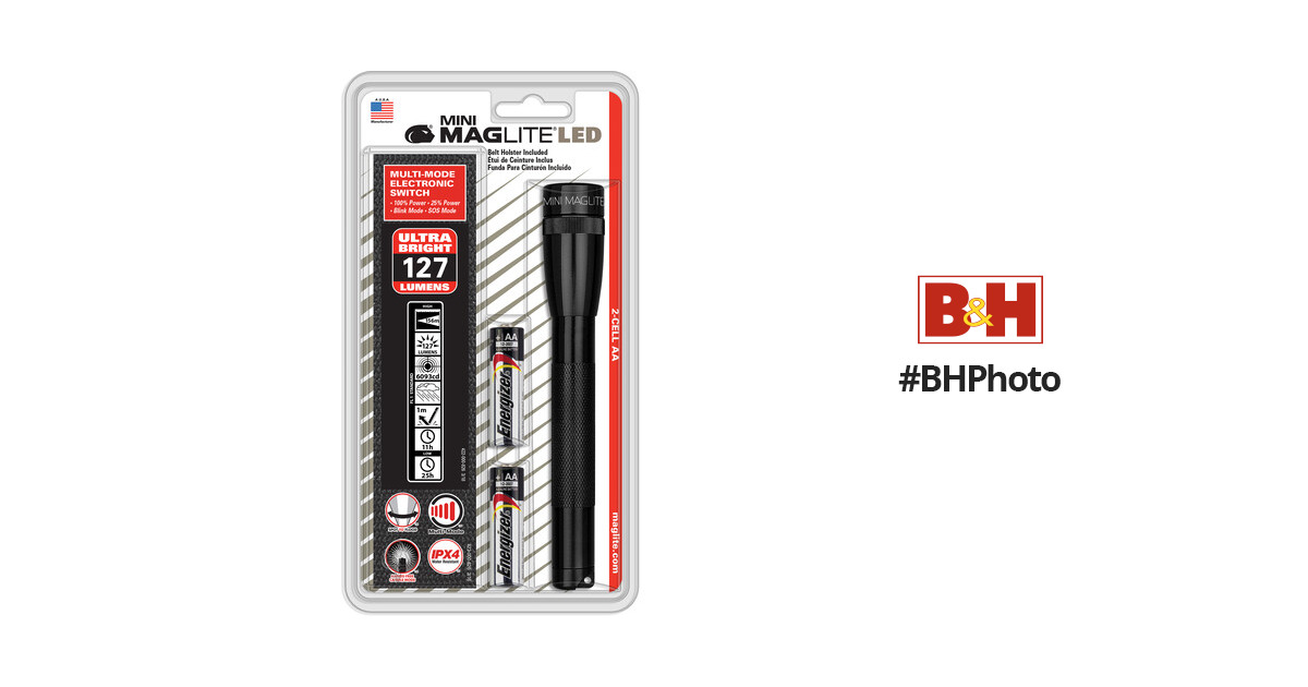 Details about   MAGLITE LED MINI #SP2201H BLACK FLASHLIGHT 
