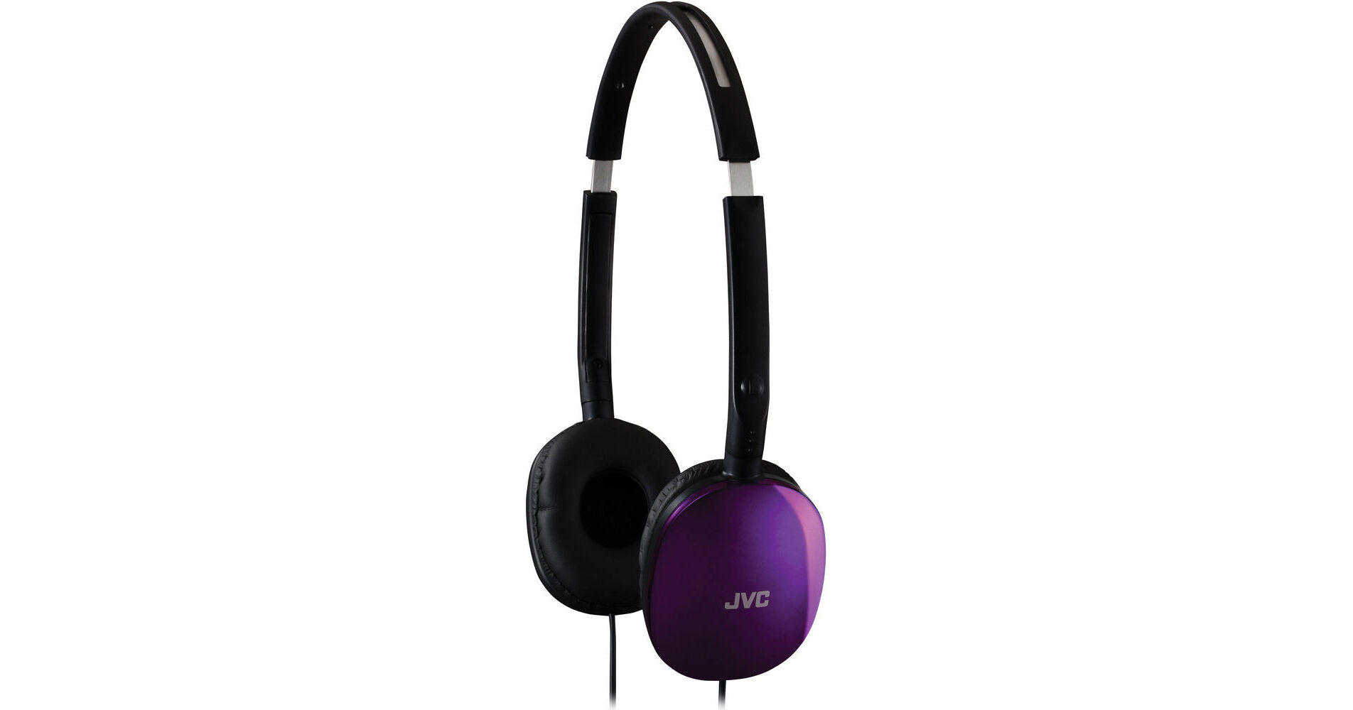 Jvc Ha S160 Flats On Ear Stereo Headphones Violet Ha S160 V