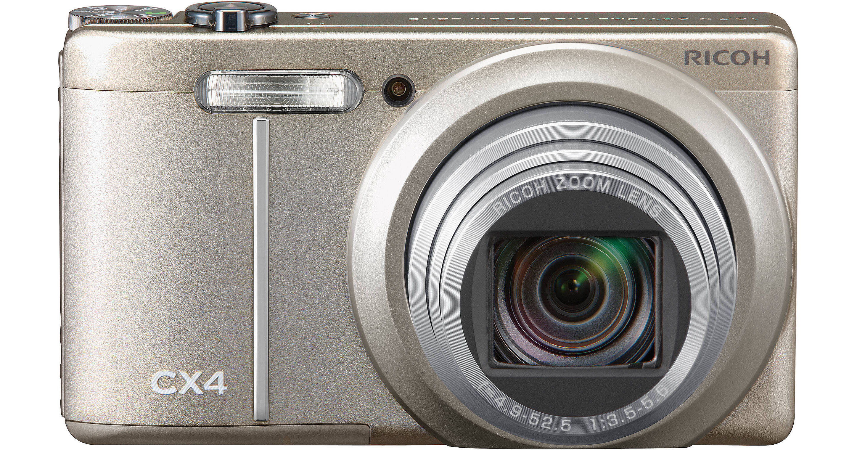 Ricoh CX4 Digital Camera (Champagne Silver) 175593 B&H Photo