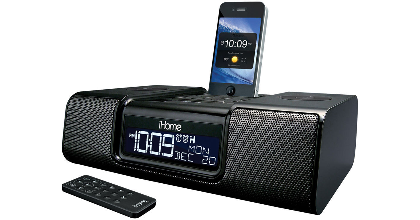 iHome iA9 AppEnhanced Dual Alarm Clock Radio IA9BZC B&H Photo